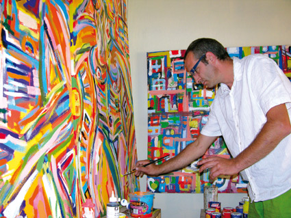 jean in aktion In the studio of... Jean Schäfer