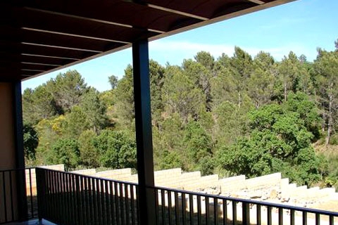 Covered balcony