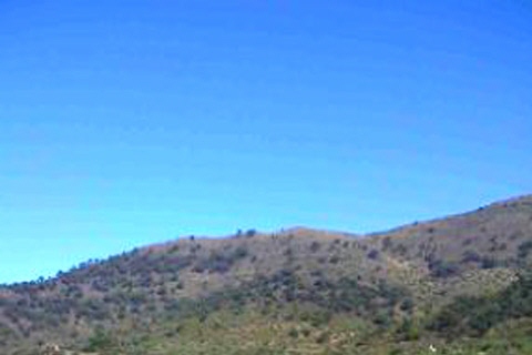 Mountain View from the house in Garriguella