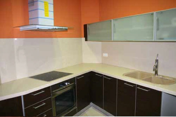 New built-in kitchen in modern design