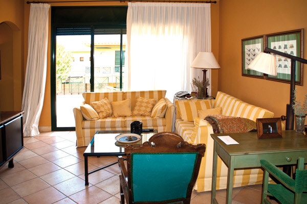 Living room with adjacent terrace
