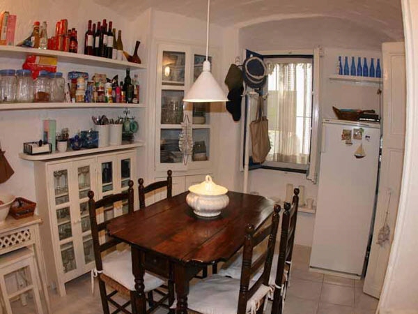 Kitchen and dining room of the house