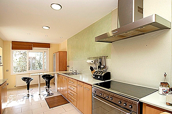 Very big luxury kitchen with full equipment