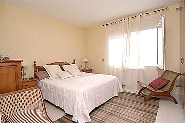 Wonderful bedroom with double bed