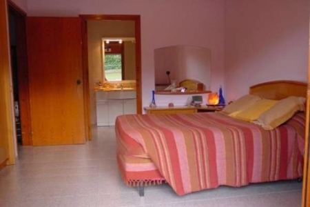Master bedroom with private bathroom